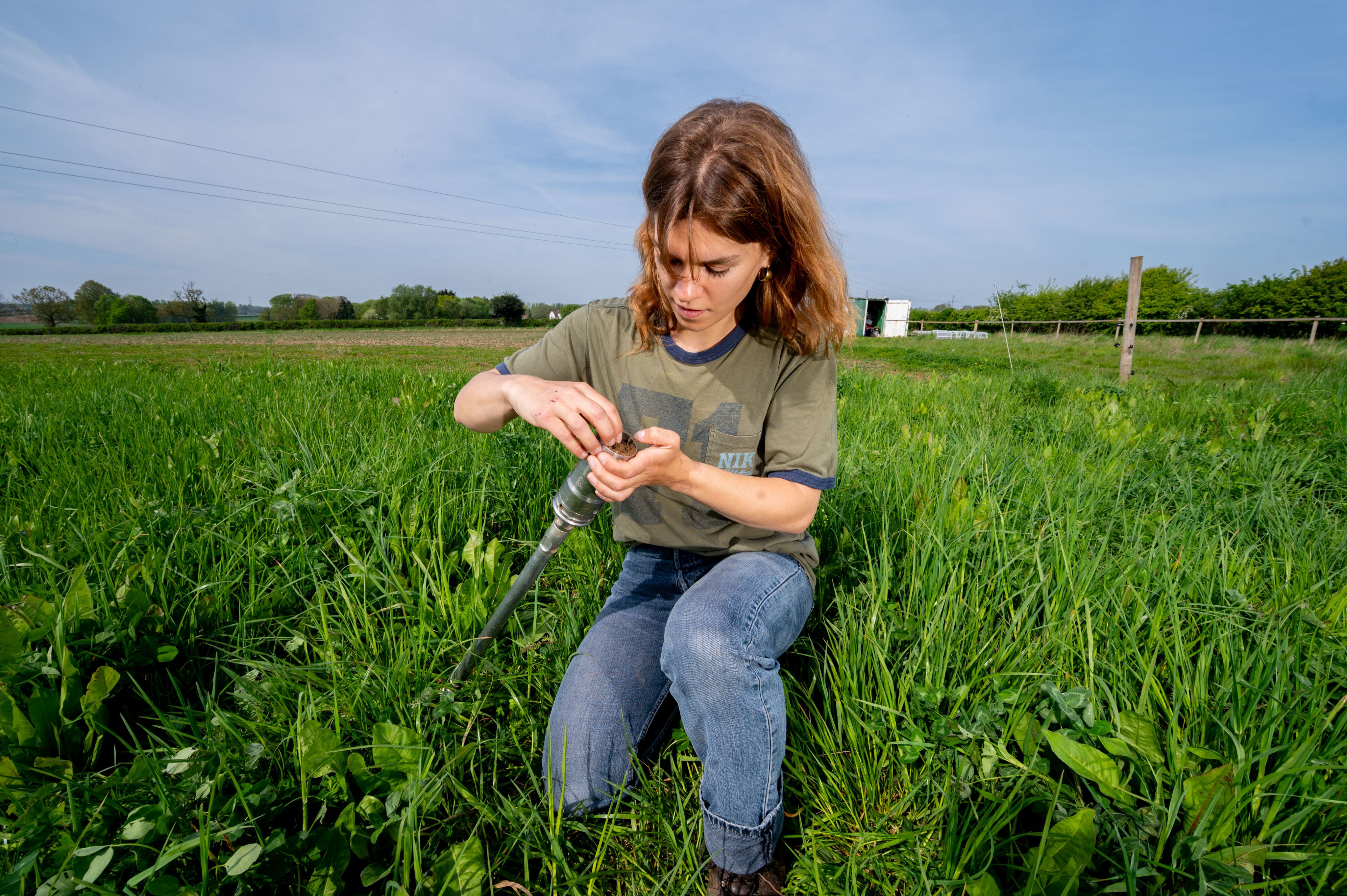 Zoë Kitching at farm