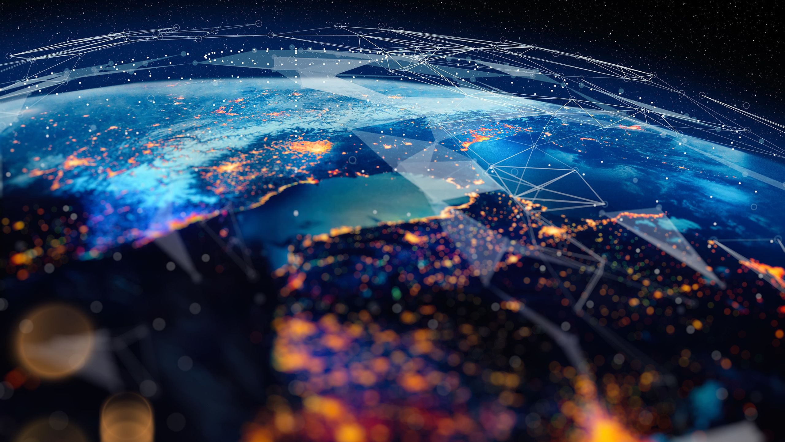 Graphic image of a globe