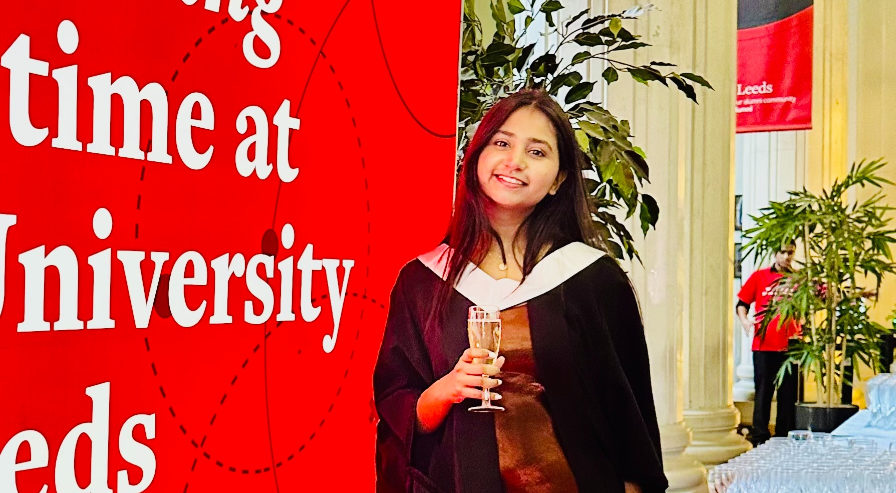 Student at graduation