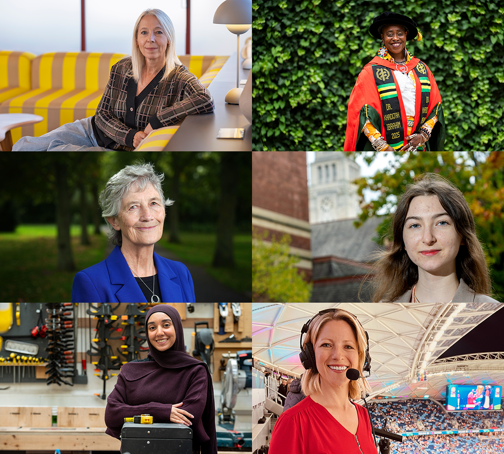 A collage of profile pictures of different women