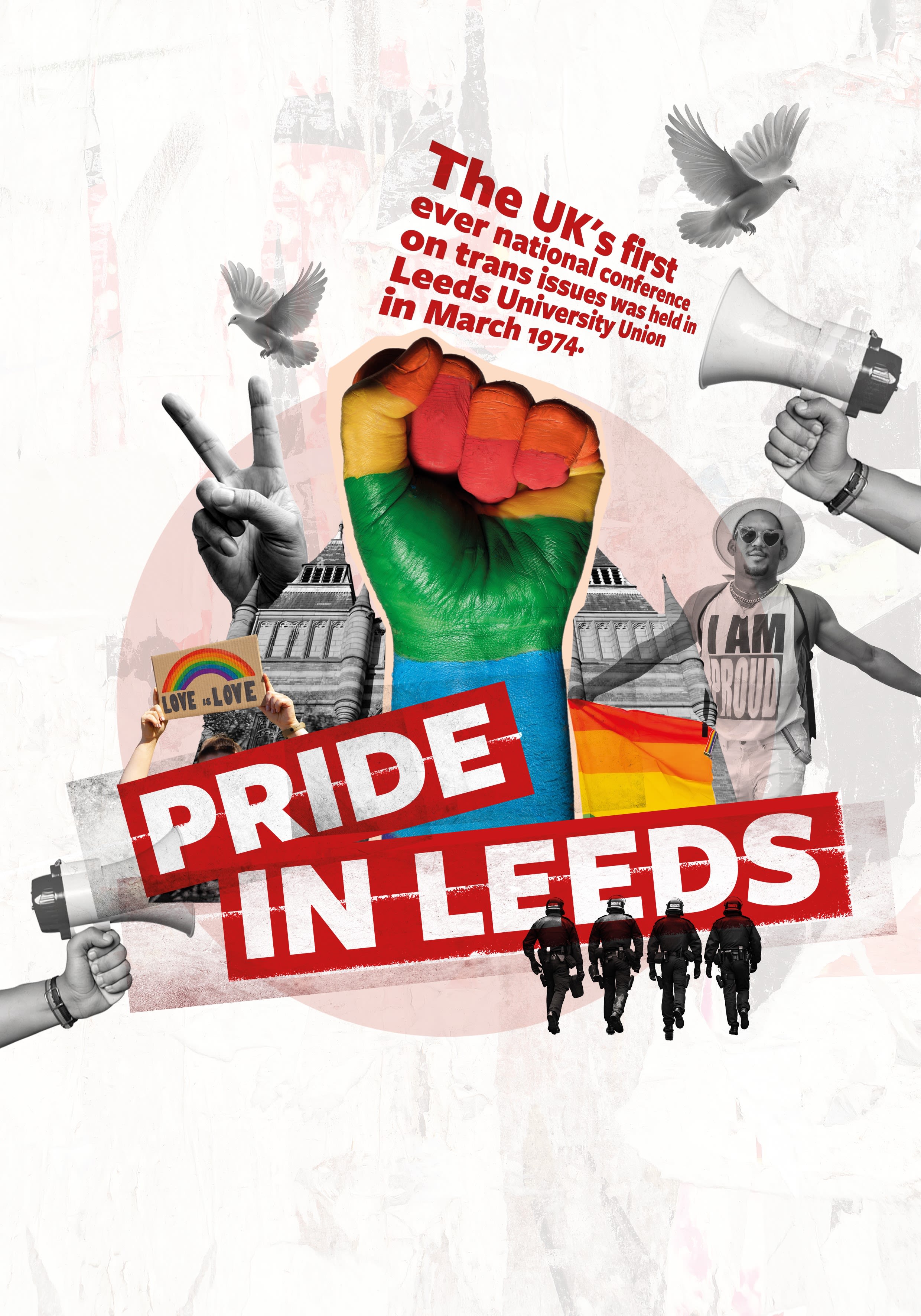 Collage of Leeds pride month images