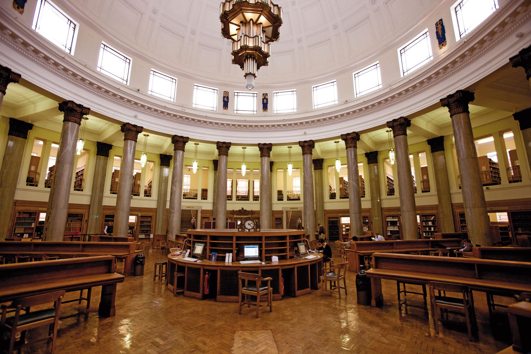 The inside of the Brotherton Library