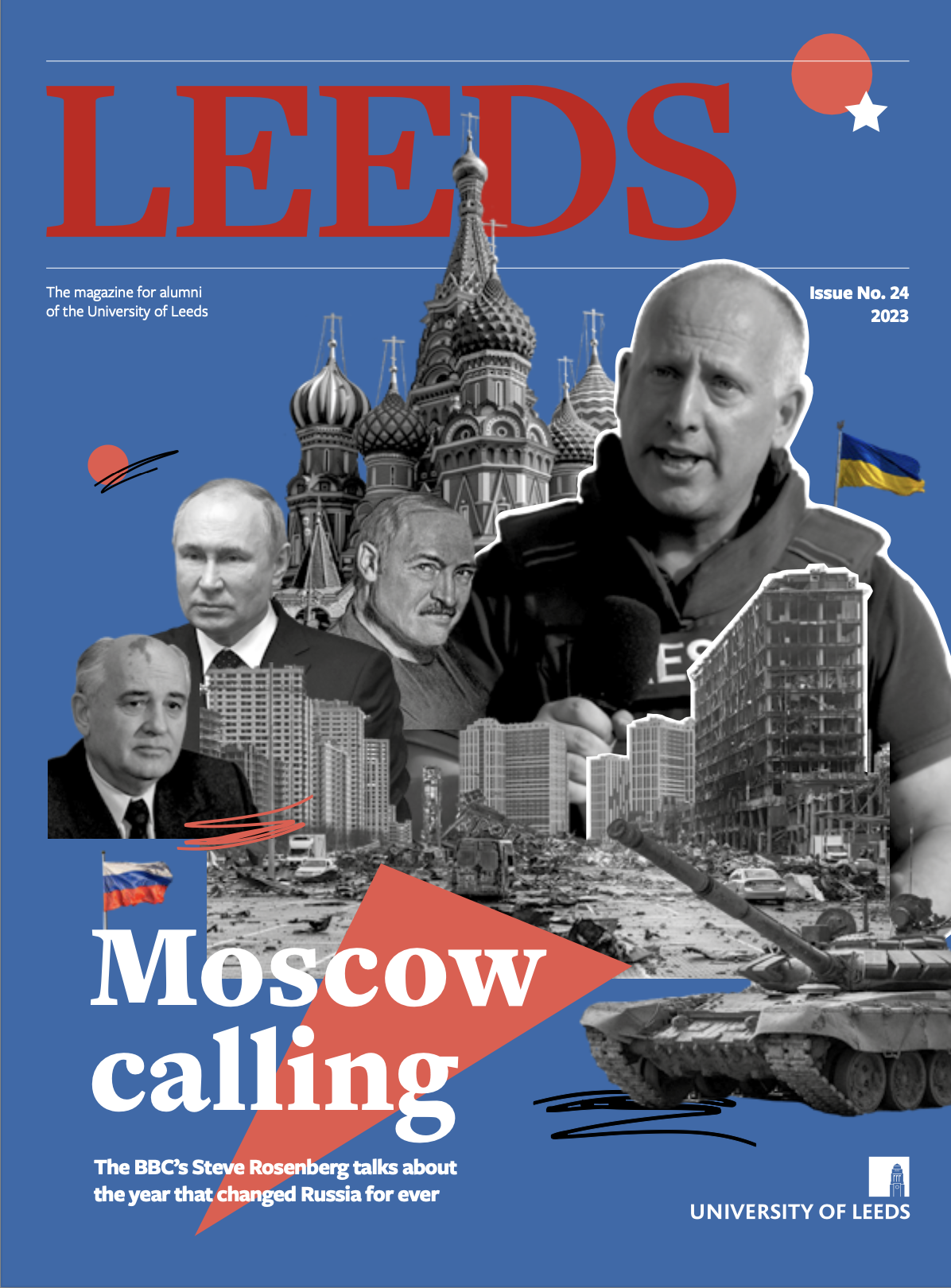 Front cover of Leeds magazine 2023