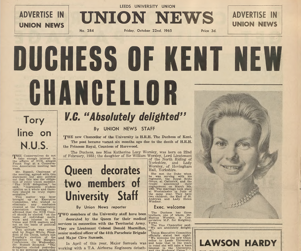 A newspaper front page