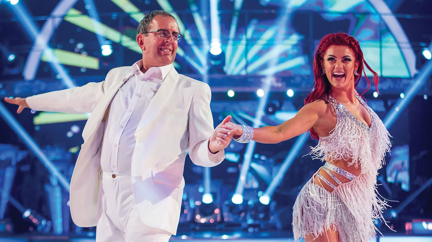 Richard Coles dances on Strictly Come Dancing