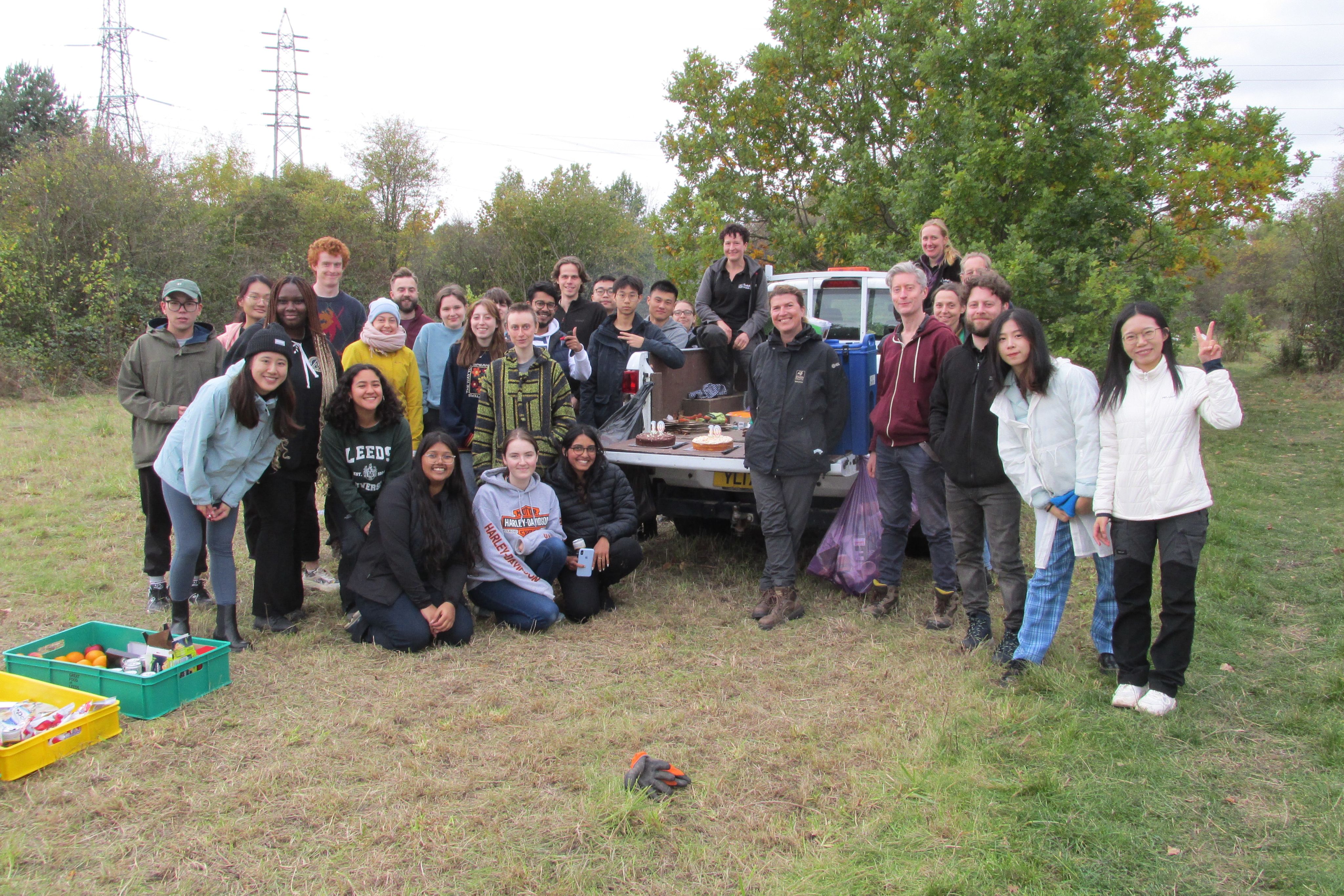 Volunteers on our 10th anniversary Wild Work Day