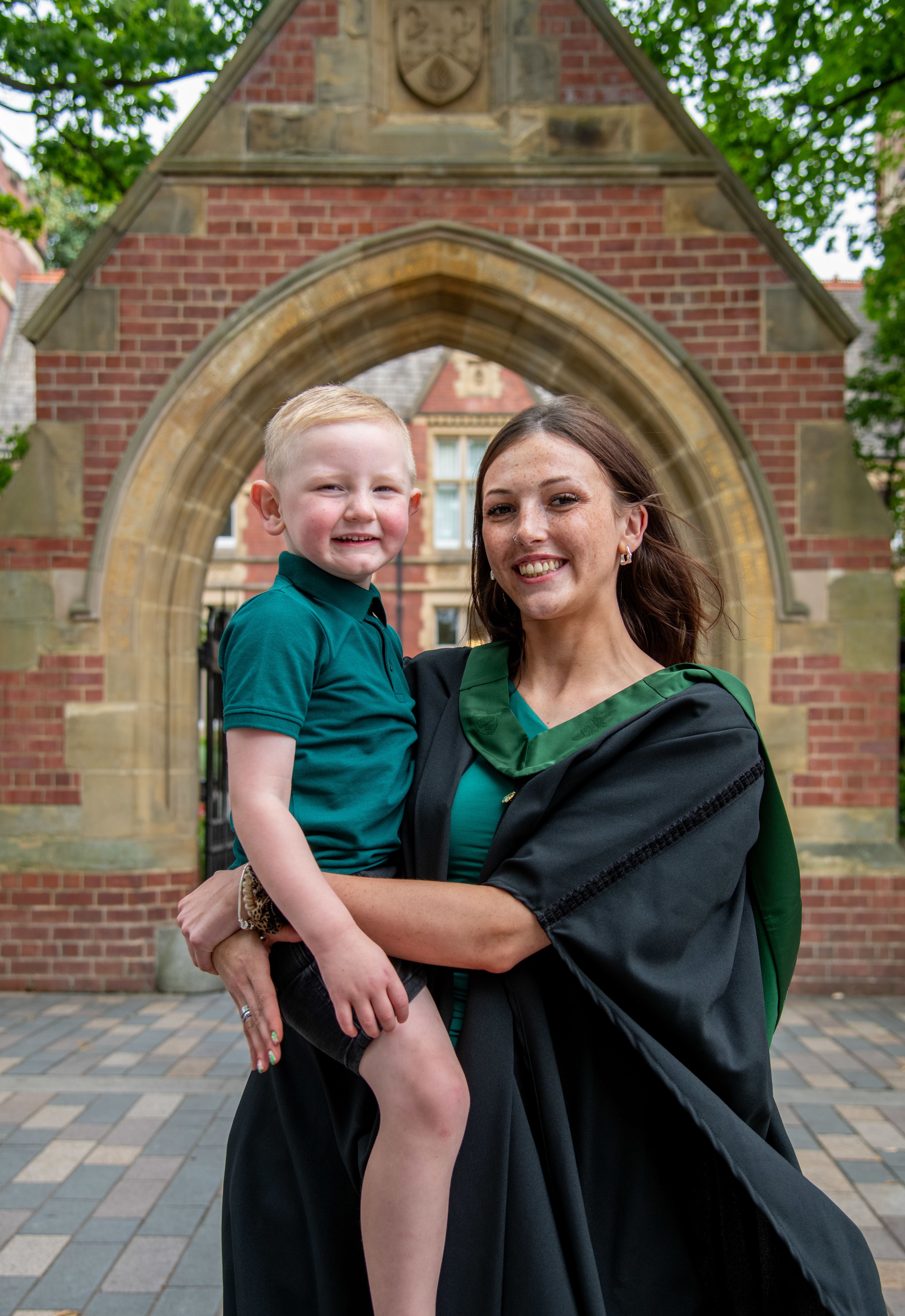 Emillie and son Ronnie