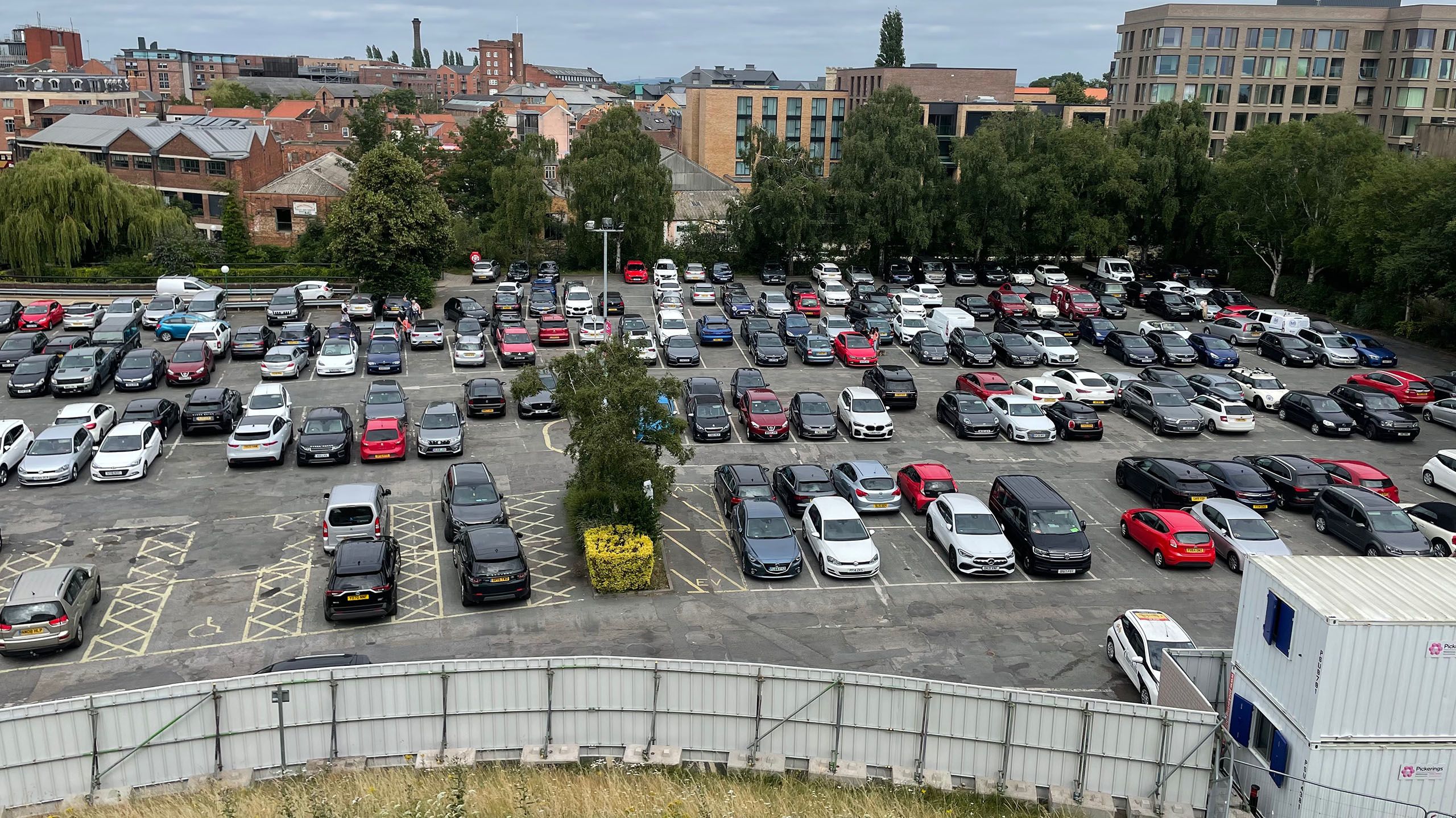 Clifford's Tower car park in York